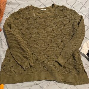 Staccato Khaki Women's Crew Neck Sweater